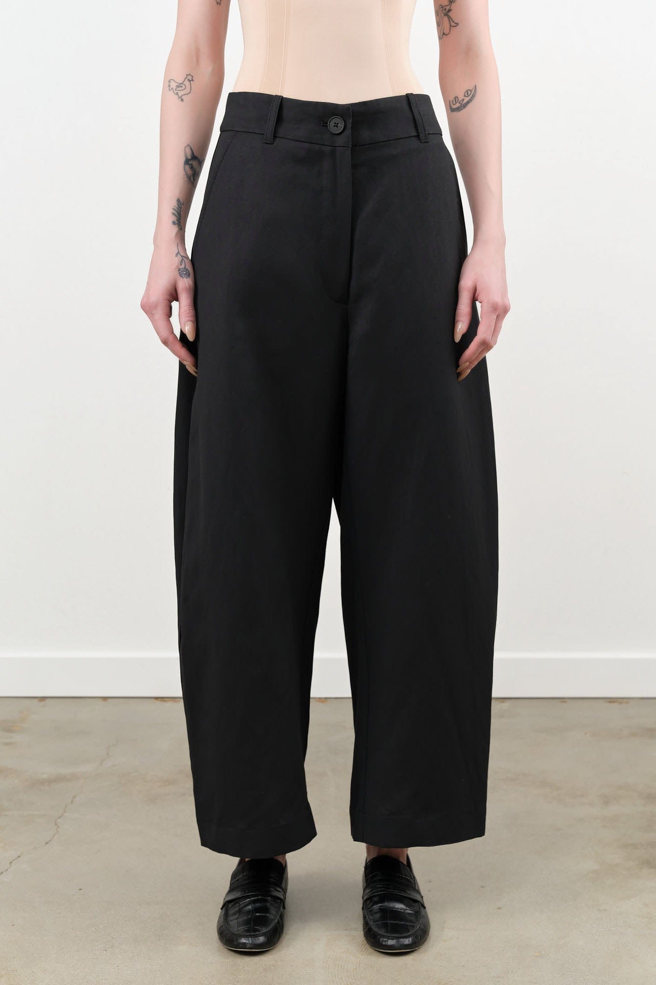 Studio Nicholson Apparel Womens Pants Chalco Linen Pant
