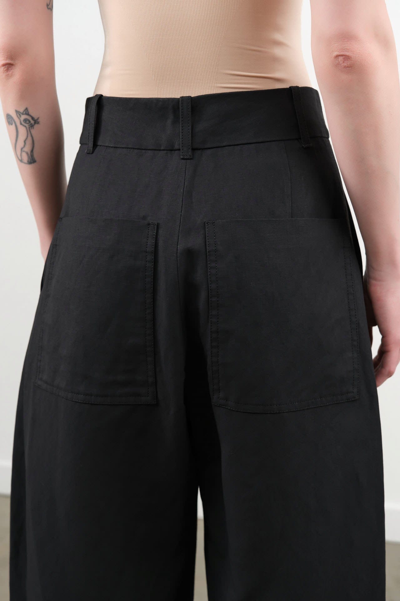 Studio Nicholson Apparel Womens Pants Chalco Linen Pant