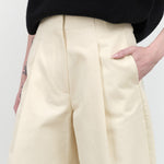 Creme Dordoni Volume Ankle Crop Pant by Studio Nicholson