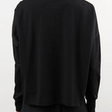 Studio Nicholson Apparel Womens Blouses Loop Long Sleeve T-Shirt in Black