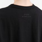 Studio Nicholson Apparel Womens Blouses Loop Long Sleeve T-Shirt in Black