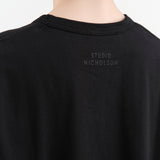 Studio Nicholson Apparel Womens Blouses Loop Long Sleeve T-Shirt in Black