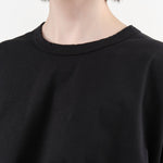Studio Nicholson Apparel Womens Blouses Loop Long Sleeve T-Shirt in Black