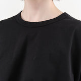Studio Nicholson Apparel Womens Blouses Loop Long Sleeve T-Shirt in Black