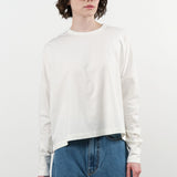 Studio Nicholson Apparel Womens Tees Loop Long Sleeve T-Shirt in Optic White