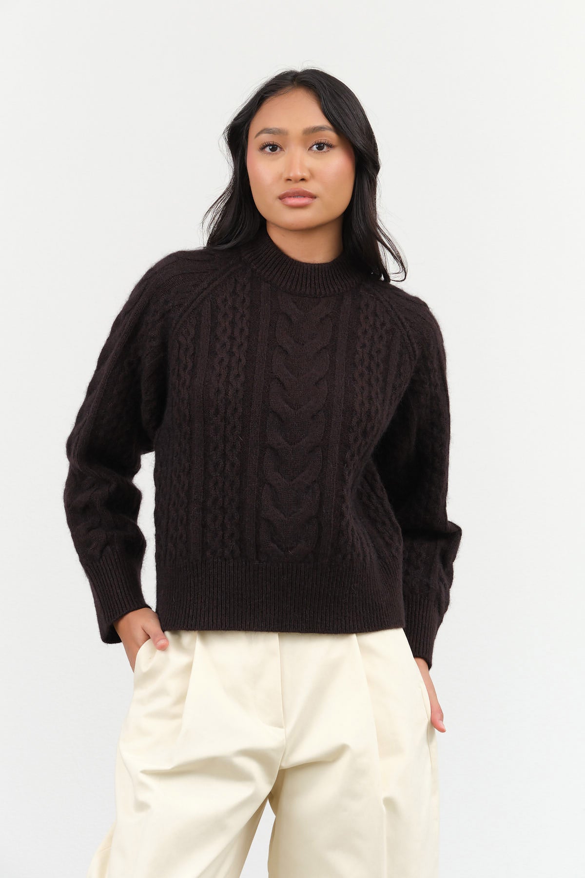 Studio Nicholson Molve Sweater in Espresso 