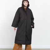 Studio Nicholson Pallan Padded Long Coat in Black