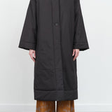 Pallan Padded Long Coat in Black by Studio Nicholson