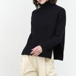 Studio Nicholson Patria Roll Neck Sweater in Dark Navy