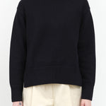 Patria Roll Neck Sweater by Studio Nicholson in Dark Navy