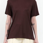 Rond T-shirt by Studio Nicholson in Chocolate Brown