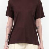 Rond T-shirt by Studio Nicholson in Chocolate Brown