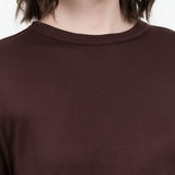 Chocolate Brown Rond T-shirt By Studio Nicholson