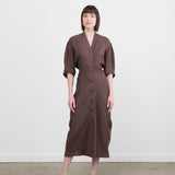 Studio Nicholson Apparel Womens Dresses Yosha Curved Hem Dress