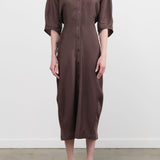 Studio Nicholson Apparel Womens Dresses Yosha Curved Hem Dress