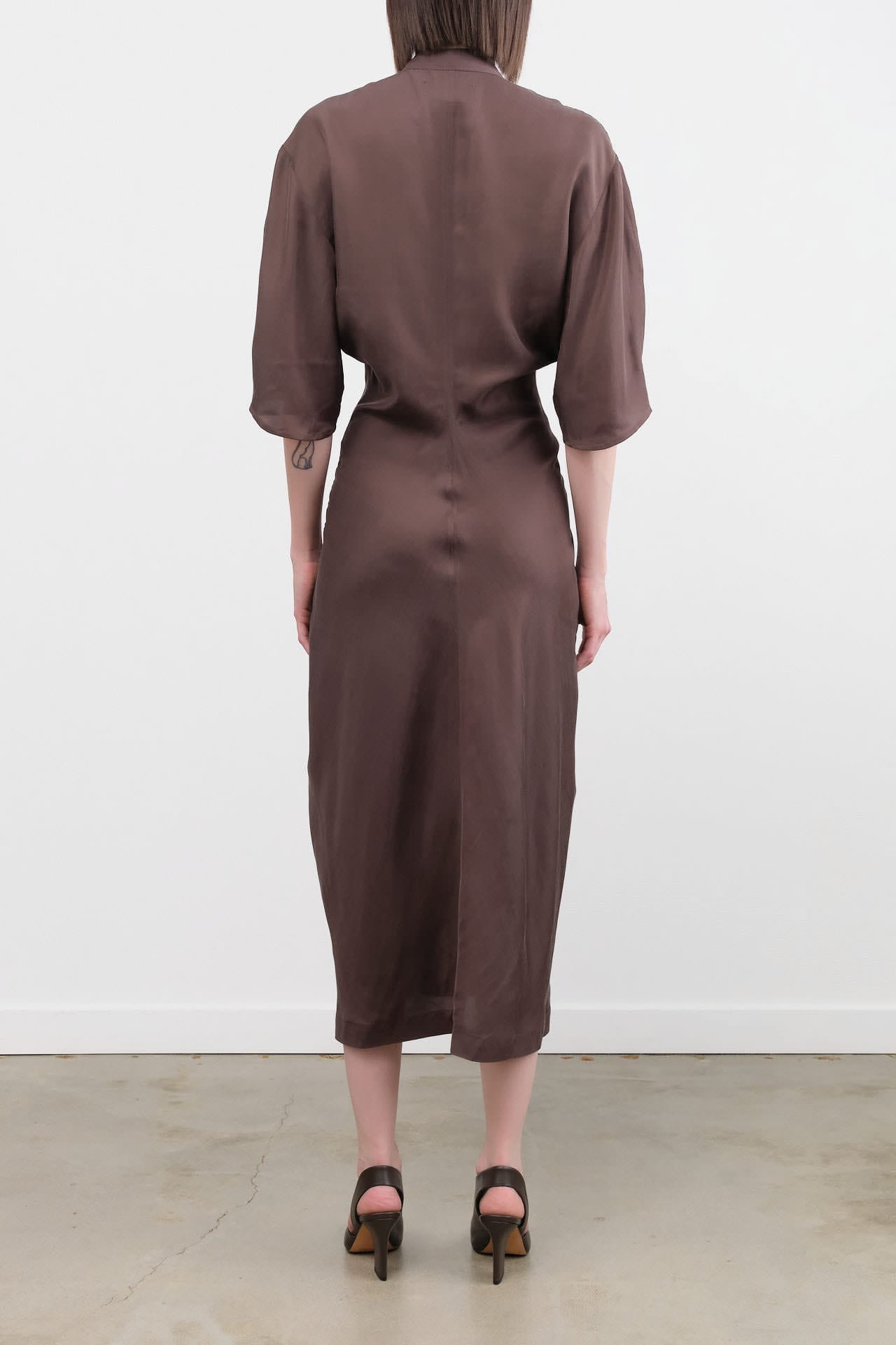 Studio Nicholson Apparel Womens Dresses Yosha Curved Hem Dress