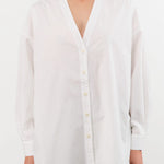 Shaina Mote Apparel Womens Blouses Studio Shirt in Salt