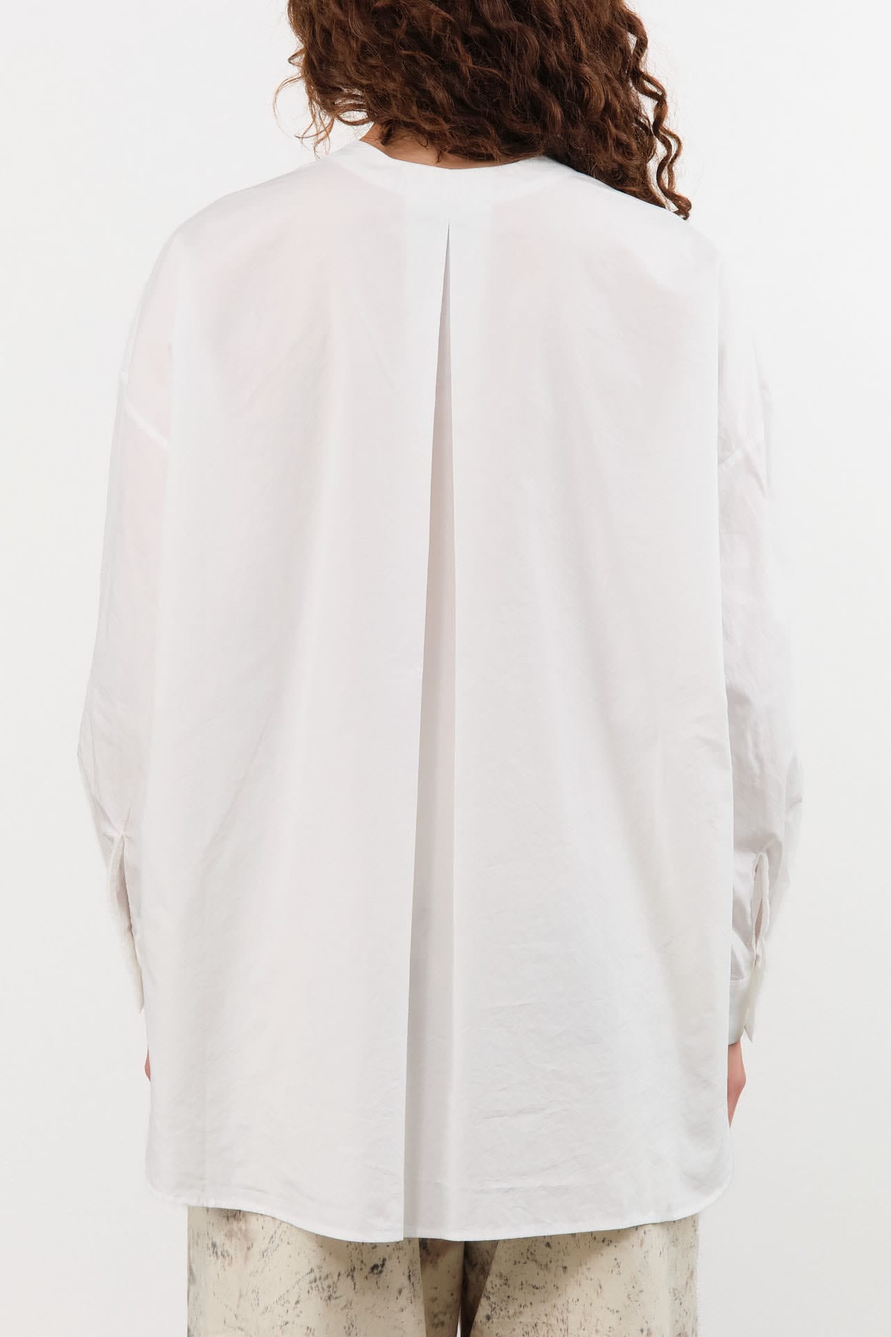 Shaina Mote Apparel Womens Blouses Studio Shirt in Salt
