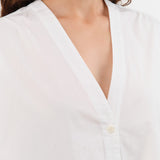 Shaina Mote Apparel Womens Blouses Studio Shirt in Salt