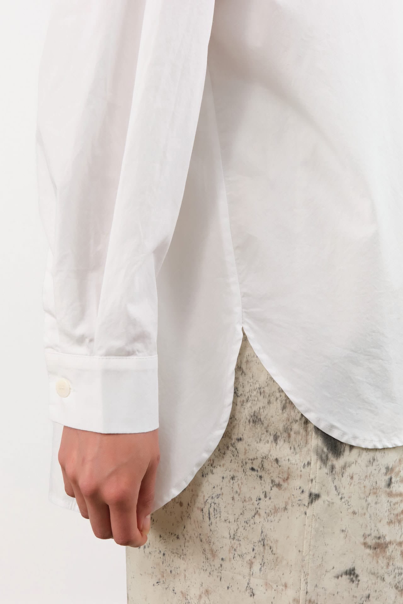 Shaina Mote Apparel Womens Blouses Studio Shirt in Salt