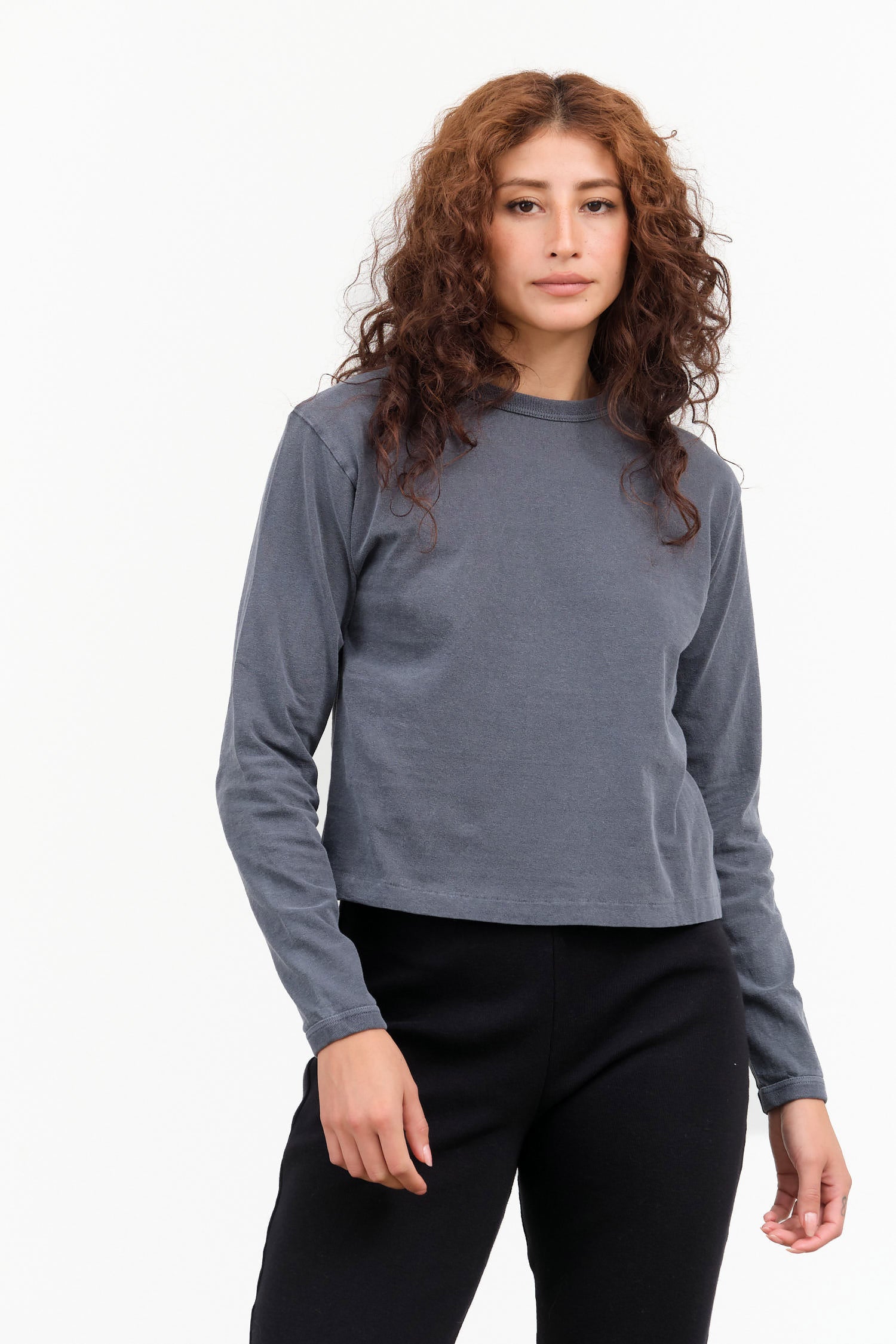 Sunray Sportswear Hi'aka Long Sleeve T-Shirt in Pigment Blue Graphite