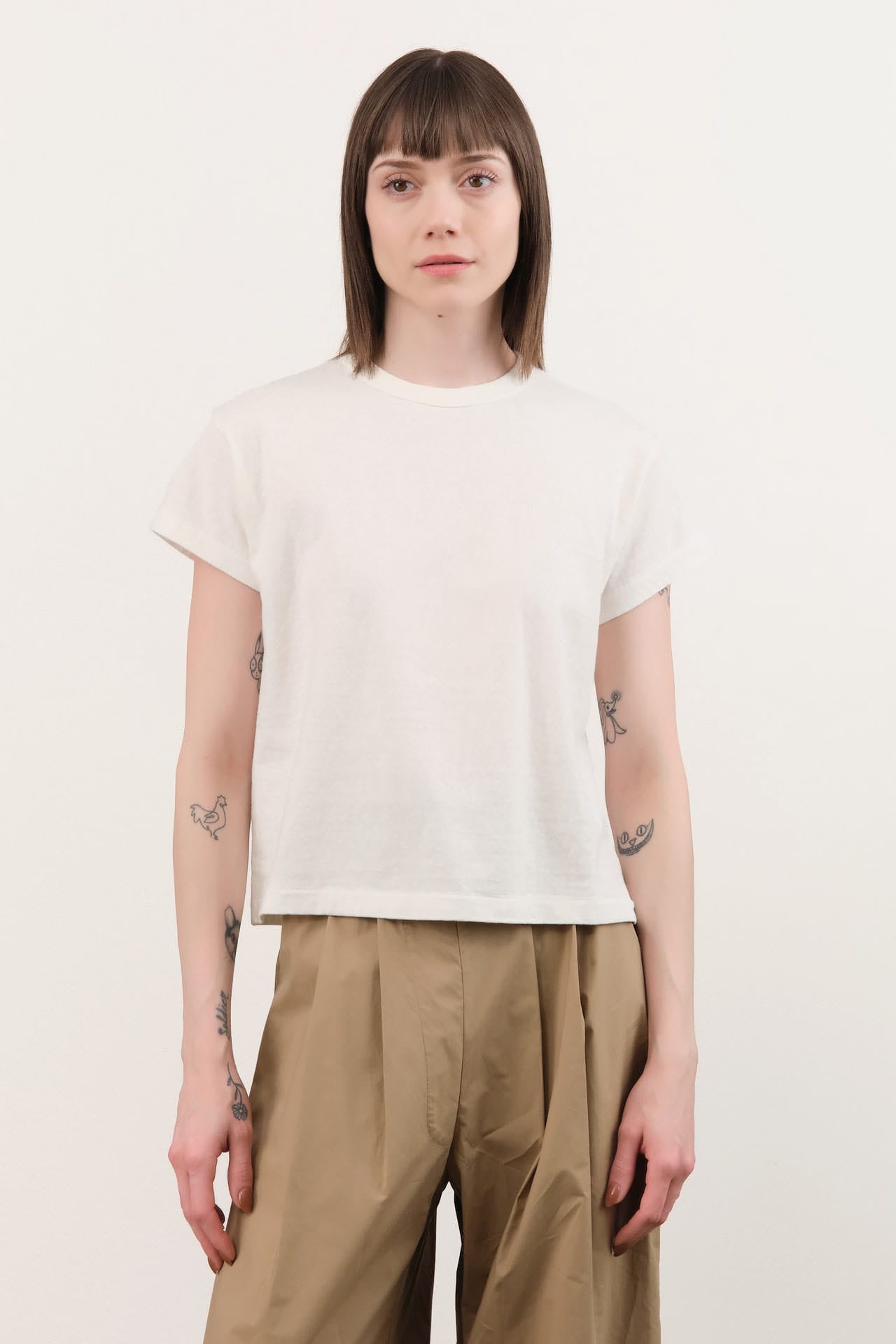 Sunray Sportswear Apparel Womens Tees Hi'aka T-Shirt in Off White