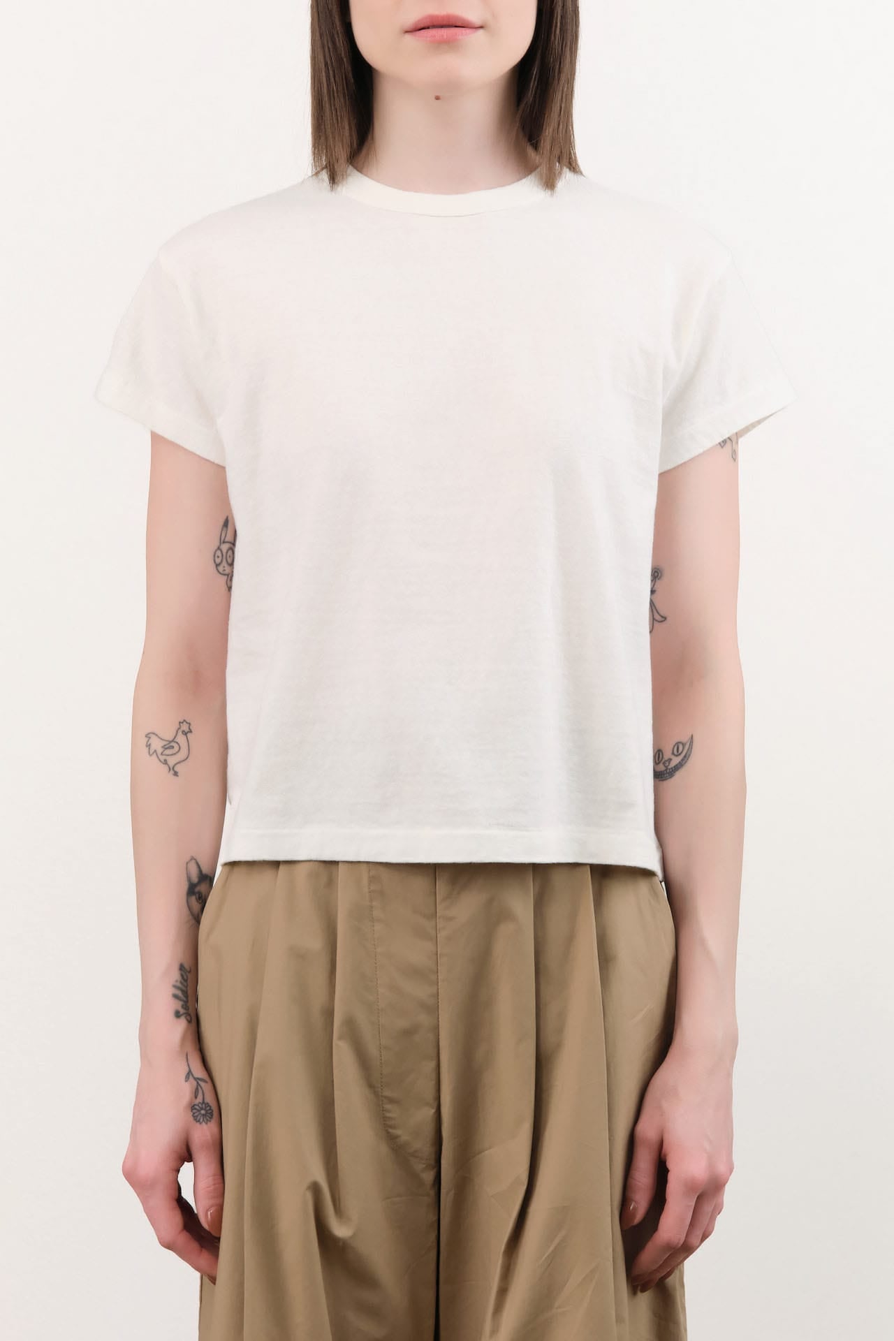 Sunray Sportswear Apparel Womens Tees Hi'aka T-Shirt in Off White
