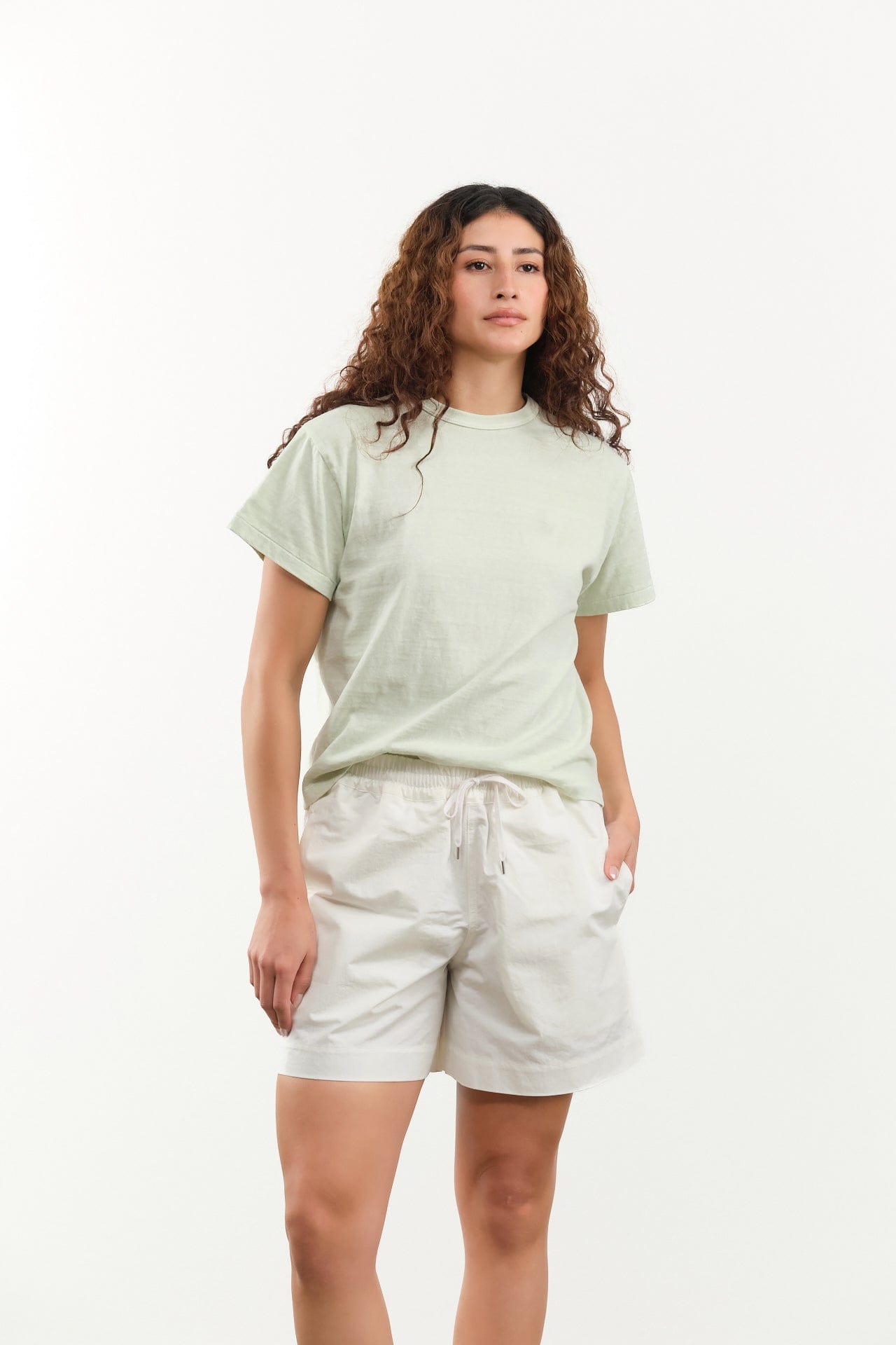 Sunray Sportswear Apparel Womens Tees Hi'aka T-Shirt in Pigment Sea Foam Pigment Sea Foam / 1