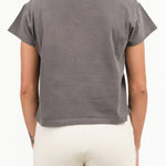 Hi'aka Short Sleeve Japanese Cotton T-Shirt in Pigment Turkish Coffee by Sunray Spirit Sportswear 