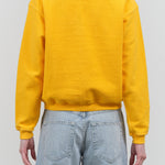 Yellow Long Sleeve Hina Fleece Sweatshirt by Sunray Sportswear with Ribbed Hem