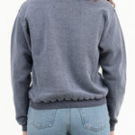 Long Sleeve Fleece Hina Sweatshirt in Pigment Blue Graphite by Sunray Sportswear 