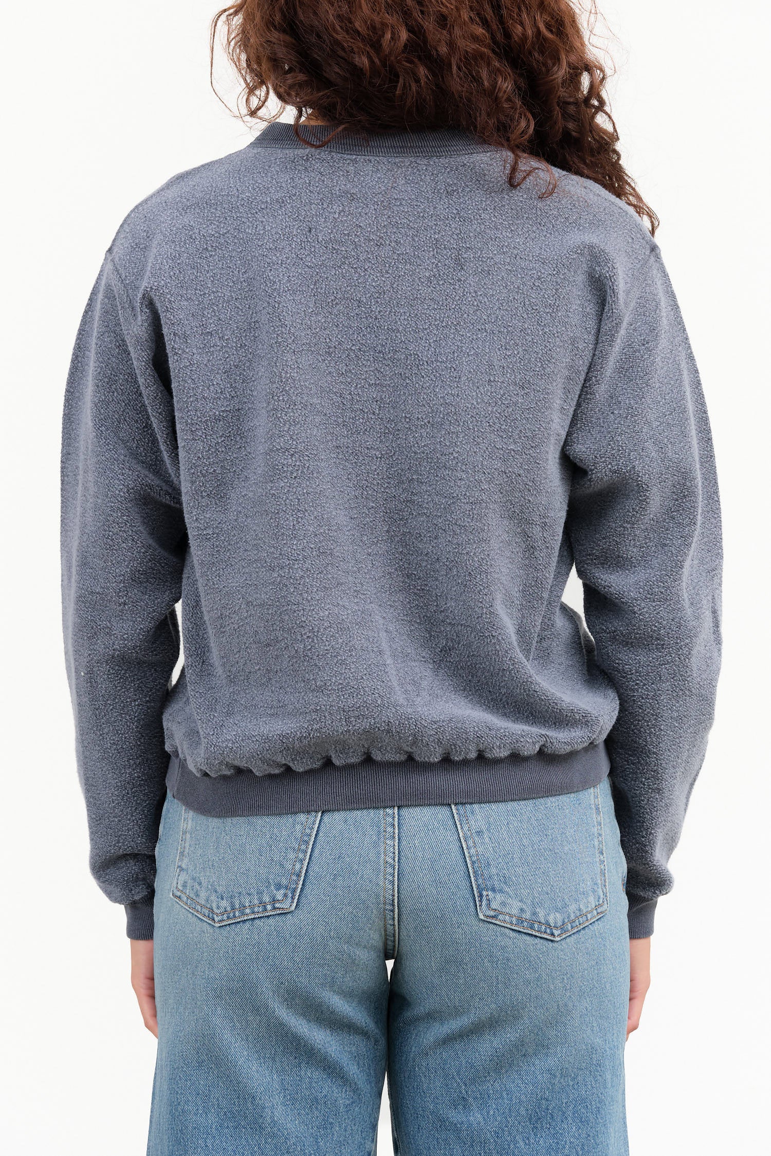 Long Sleeve Fleece Hina Sweatshirt in Pigment Blue Graphite by Sunray Sportswear 