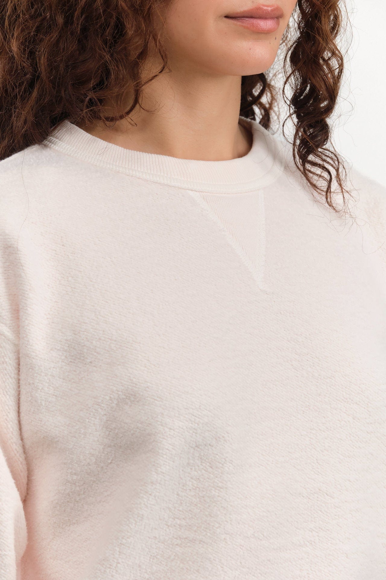 Sunray Sportswear Apparel Womens Lounge Hina Sweatshirt in Pigment Delicacy