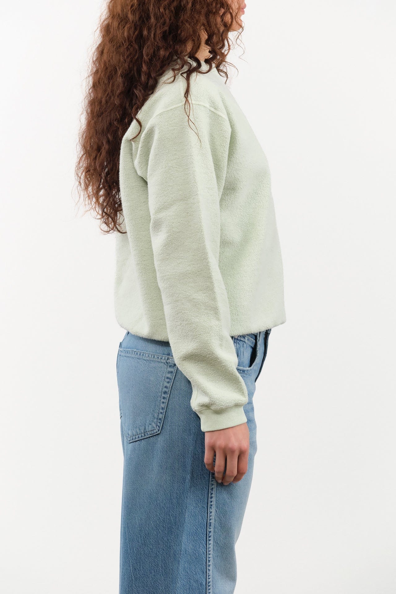 Sunray Sportswear Apparel Womens Lounge Hina Sweatshirt in Pigment Sea Foam