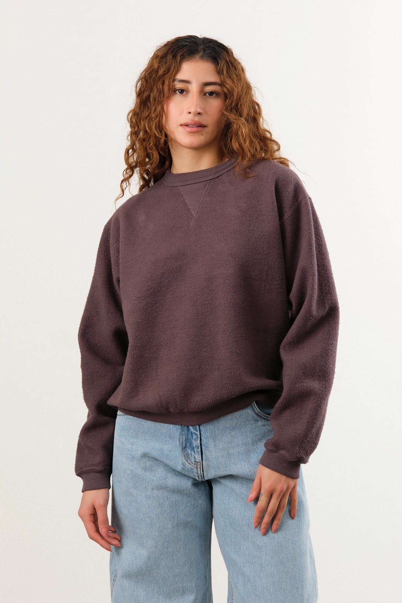 Sunray Sportswear Apparel Womens Lounge Hina Sweatshirt in Raisin