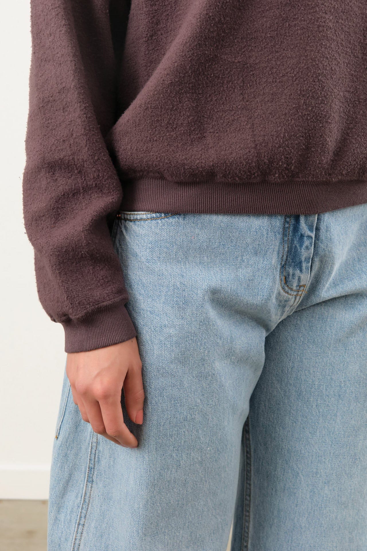 Sunray Sportswear Apparel Womens Lounge Hina Sweatshirt in Raisin