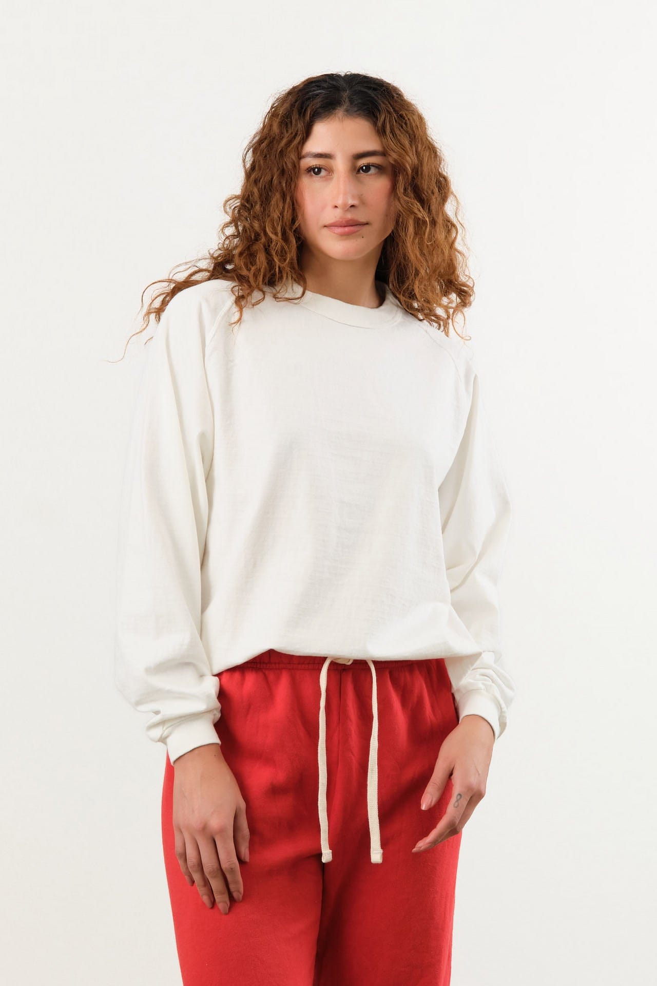 Sunray Sportswear Apparel Womens Tees Mahuna LS T-Shirt in Off White