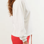 Sunray Sportswear Apparel Womens Tees Mahuna LS T-Shirt in Off White