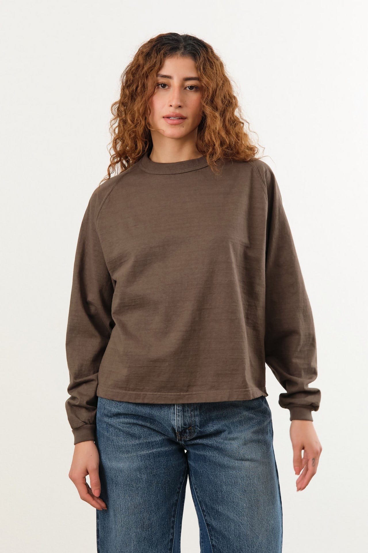 Sunray Sportswear Apparel Womens Tees Mahuna LS T-Shirt in Turkish Coffee