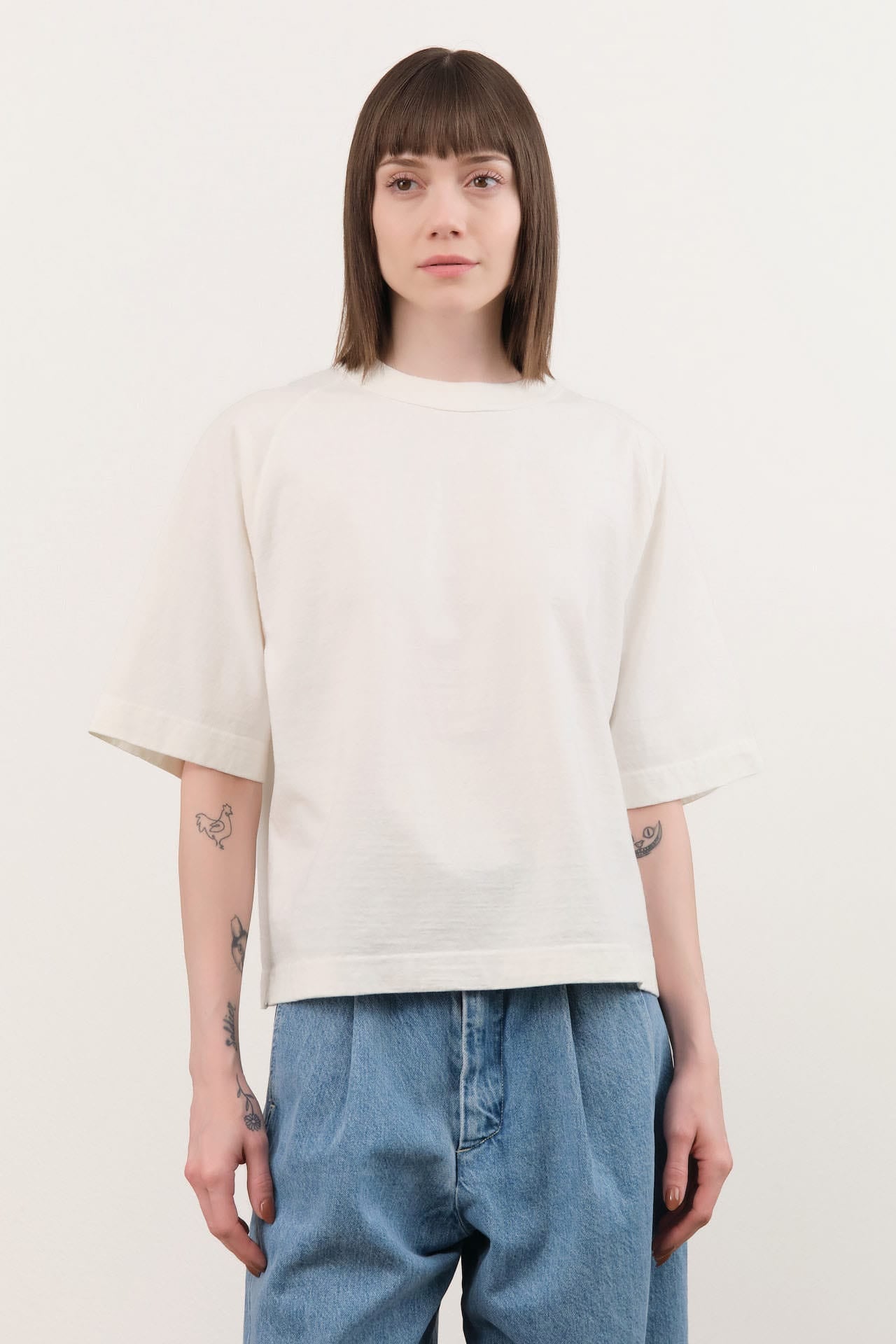 Sunray Sportswear Apparel Womens Tees Mahuna T-Shirt in Off White