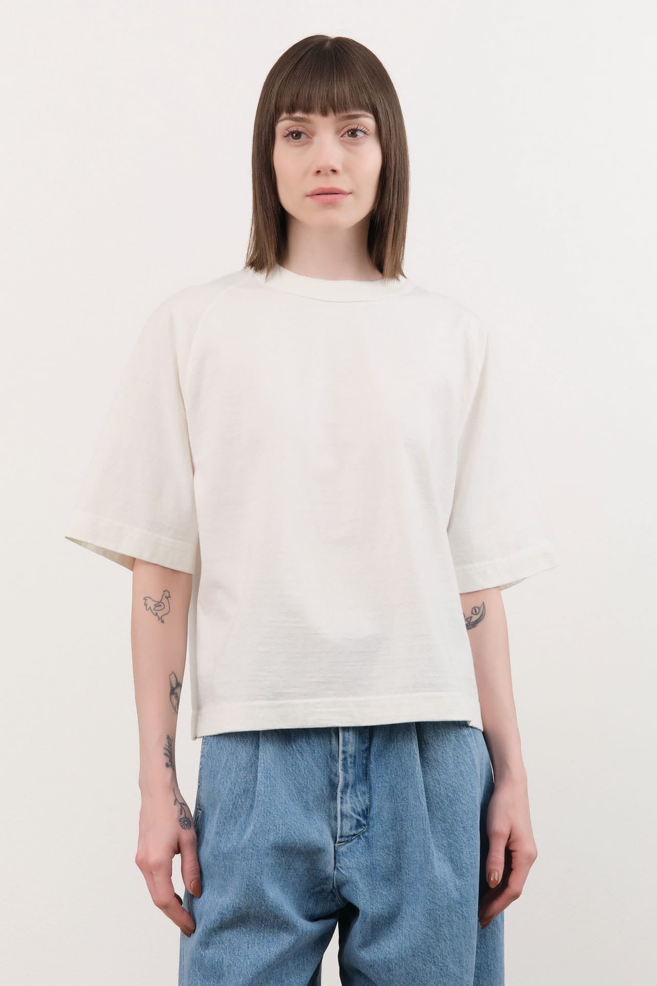 Sunray Sportswear Apparel Womens Tees Mahuna T-Shirt in Off White