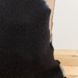 Suzusan Home Pillows Boushi Somewake Shibori Cashmere Knit Cushion in Black Black/Light Coffee / 18" X 18"