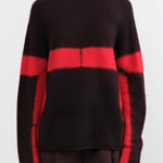 Suzusan Apparel Womens Sweaters Cashmere Seamless Pullover Long in Black Black / Medium