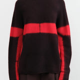 Suzusan Apparel Womens Sweaters Cashmere Seamless Pullover Long in Black Black / Medium