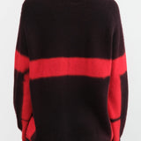 Suzusan Apparel Womens Sweaters Cashmere Seamless Pullover Long in Black Black / Medium