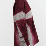 Suzusan Apparel Womens Sweaters Dual Layer Wool Cotton Cardigan Dark Purple / Medium