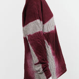 Suzusan Apparel Womens Sweaters Dual Layer Wool Cotton Cardigan Dark Purple / Medium