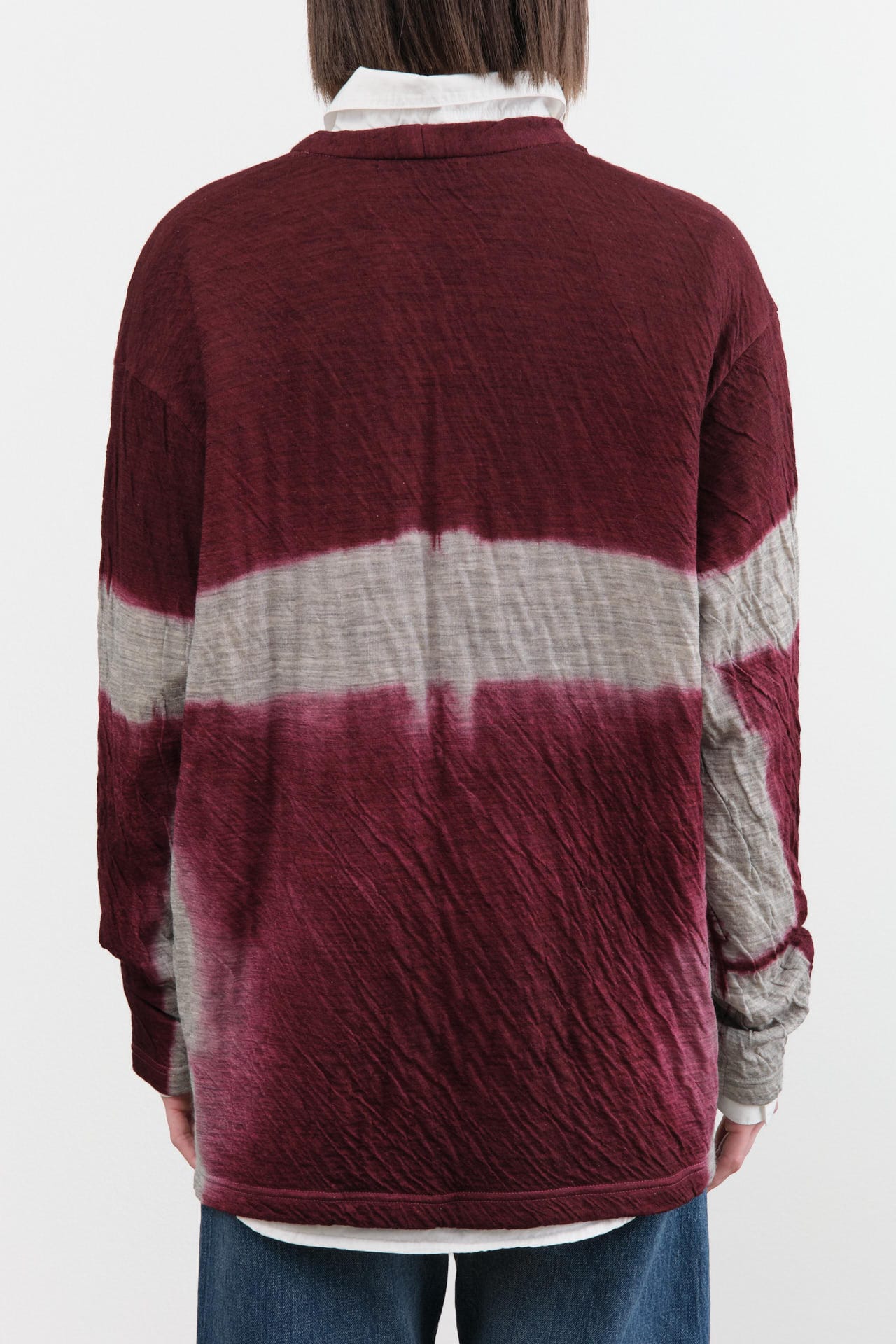 Suzusan Apparel Womens Sweaters Dual Layer Wool Cotton Cardigan Dark Purple / Medium