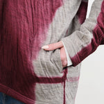 Suzusan Apparel Womens Sweaters Dual Layer Wool Cotton Cardigan Dark Purple / Medium