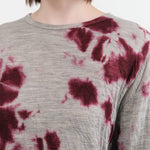 Suzusan Apparel Womens Blouses Dual Layer Wool Cotton Long Sleeve Shirt Dark Purple / Medium